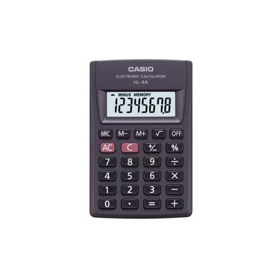Obrázok pre CASIO HL-4A-B 8místná kapesní kalkulačka 56x87mm černá