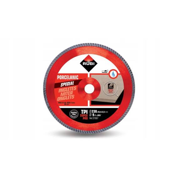 Obrázok pre RUBI Diamond Blade 230mm TPI SUPERPRO