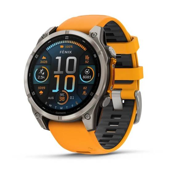 Obrázok pre Garmin fenix 8 3,56 cm (1.4") AMOLED 47 mm Digitální 454 x 454 px Dotyková obrazovka Grafit Wi-Fi GPS