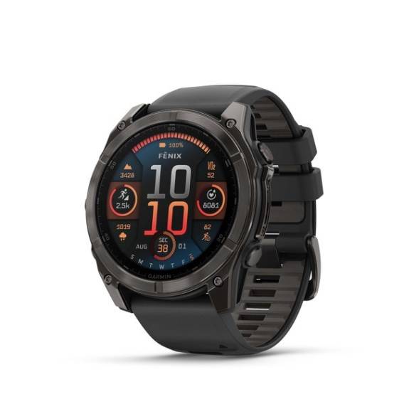 Obrázok pre Garmin Fenix 8 3,56 cm (1.4") AMOLED 51 mm Digitální 454 x 454 px Dotyková obrazovka Titanová Wi-Fi GPS
