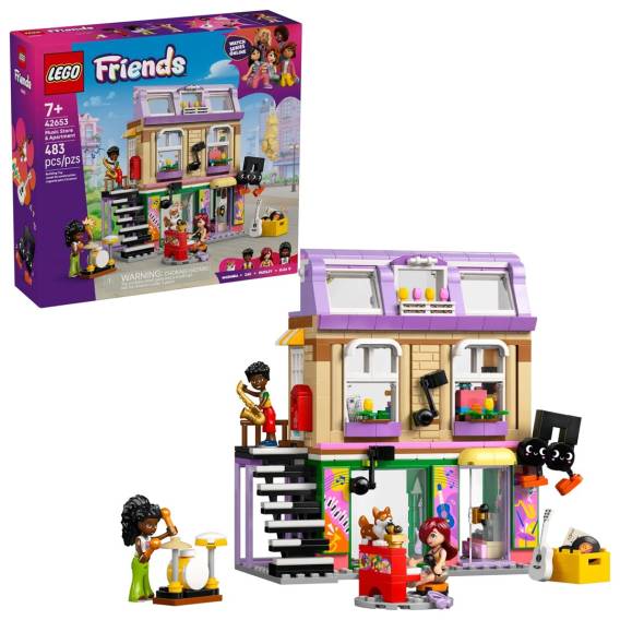 Obrázok pre LEGO FRIENDS 42653 Hudební obchod a apartmán
