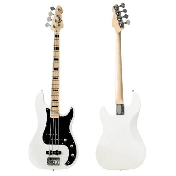 Obrázok pre Electric bass guitar V-TONE PJB46 WH white 4/4