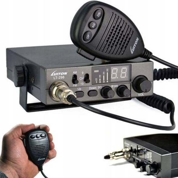 Obrázok pre Luiton LT-298 ASQ AM/FM CB rádio Zástrčka do zapalovače černá
