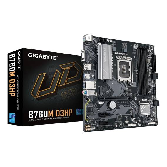 Obrázok pre GIGABYTE B760M D3HP základní deska Intel B760 Express LGA 1700 Micro ATX
