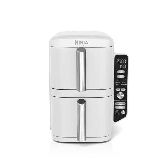 Obrázok pre Ninja SL400EUWH fritovací hrnec Dvojitý 9,5 l Samostatné 2470 W Horkovzdušná fritéza Bílá