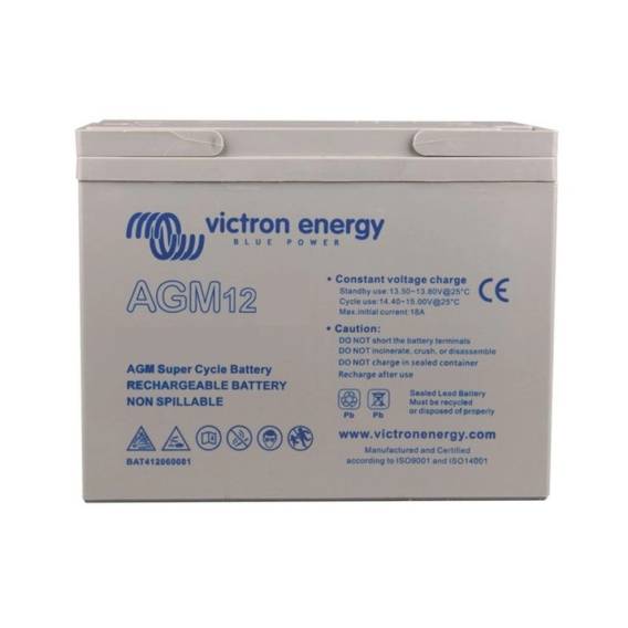 Obrázok pre Akumulátor VICTRON ENERGY AGM Super Cycle 12V/25Ah M5 (BAT412025081)