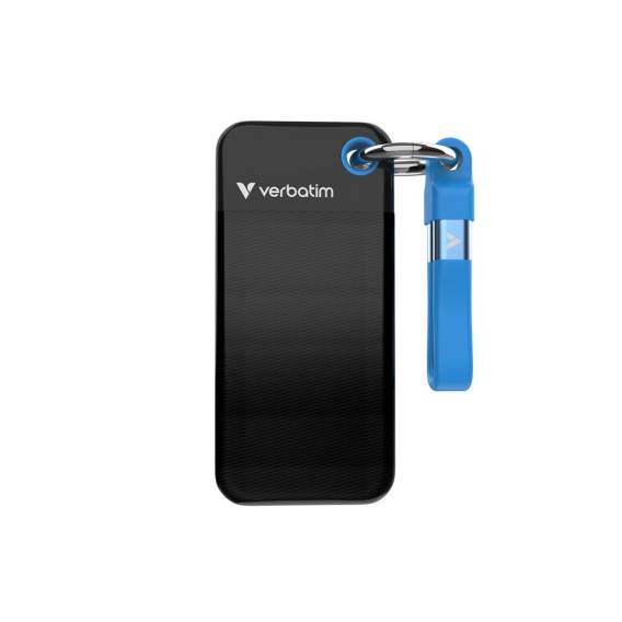 Obrázok pre Verbatim Pocket SSD 1 TB USB typu C 3.2 Gen 2 (3.1 Gen 2) Černá, Modrá
