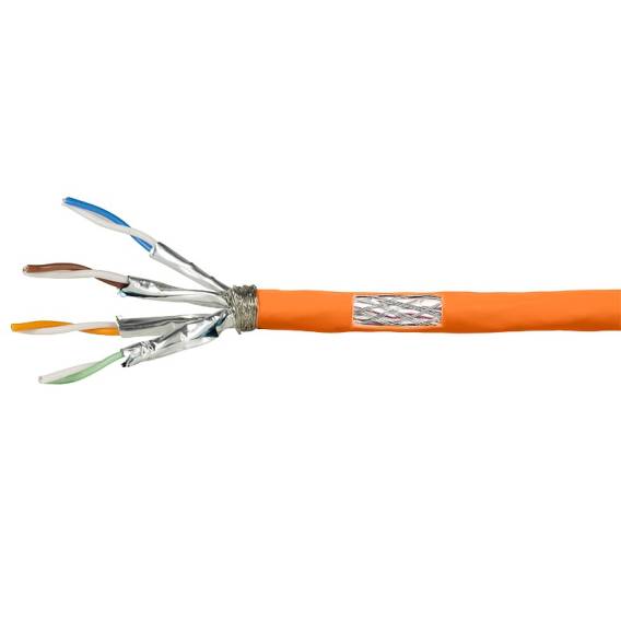 Obrázok pre LogiLink CPV0060 síťový kabel Oranžová 100 m Cat7 S/FTP (S-STP)