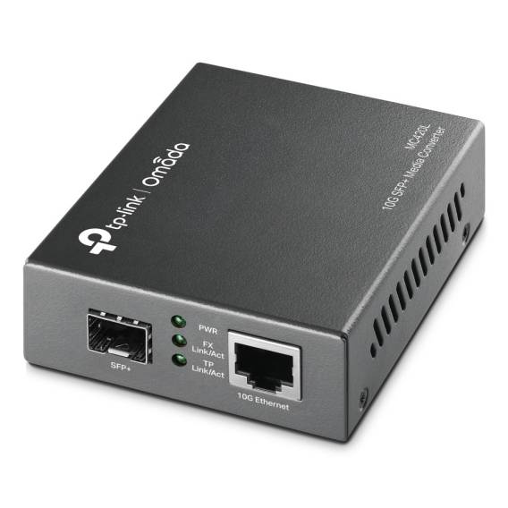 Obrázok pre TP-Link Omada MC420L konvertor síťové kabeláže 10000 Mbit/s Vícevidové, Jednovidové Černá