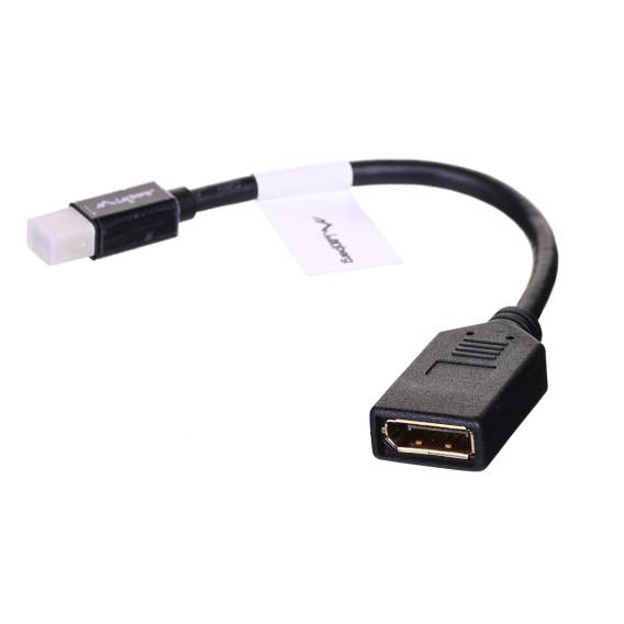 Obrázok pre Lanberg AD-0003-BK DisplayPort kabel 0,12 m Mini DisplayPort Černá