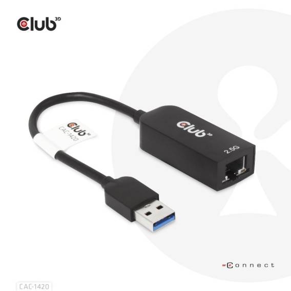 Obrázok pre CLUB3D CAC-1420 síťová karta Ethernet 2500 Mbit/s