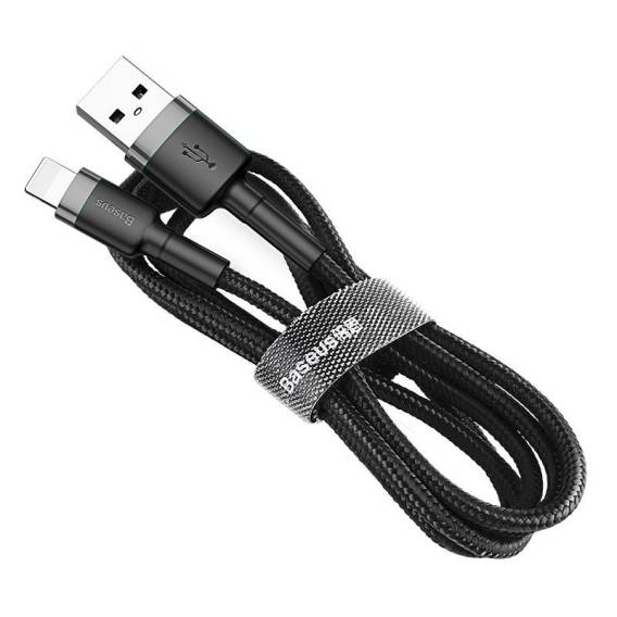 Obrázok pre Kabel USB Lightning Baseus Cafule 1,5A 2m (černý a šedý)