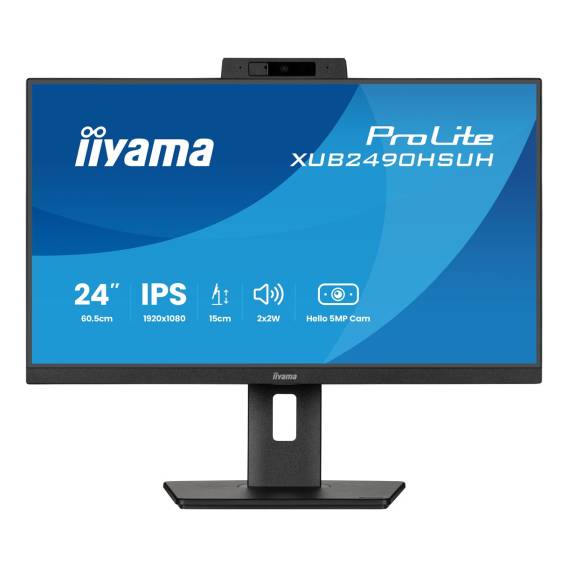 Obrázok pre iiyama XUB2490HSUH-B2 počítačový monitor 60,5 cm (23.8") 1920 x 1080 px Full HD LED Černá