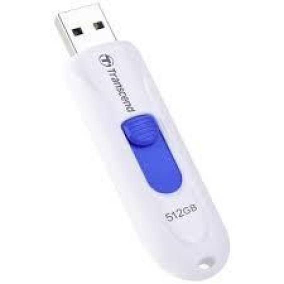 Obrázok pre Transcend JetFlash 790 USB paměť 512 GB USB Typ-A 3.2 Gen 1 (3.1 Gen 1) Černá, Bílá