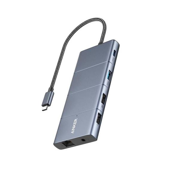 Obrázok pre Anker Innovations A83880A1 rozbočovač rozhraní USB typu C 10000 Mbit/s Šedá