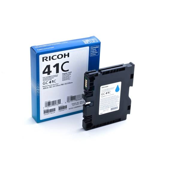 Obrázok pre Ricoh 405762 inkoustová náplň 1 kusů Originální Standardní výtěžnost Azurová