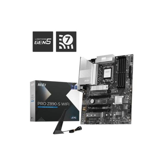 Obrázok pre MSI PRO Z890-S WIFI základní deska Intel Z890 LGA 1851 (Socket V1) ATX