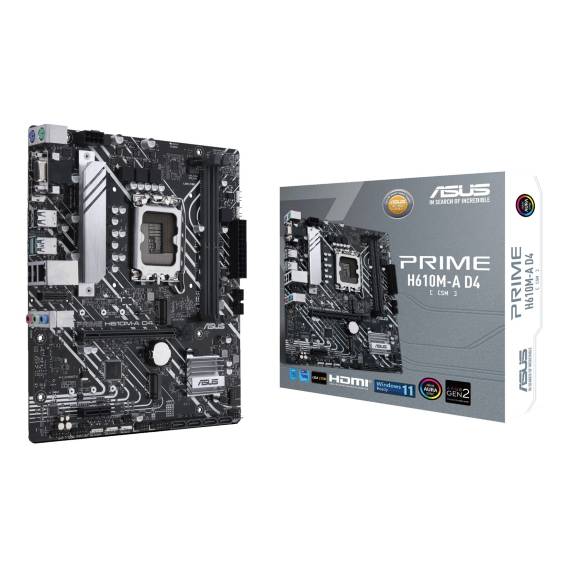 Obrázok pre ASUS PRIME H610M-A D4-CSM Intel H610 LGA 1700 Micro ATX