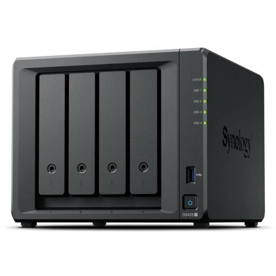 Obrázok pre Synology DiskStation DS425+ úložný server NAS Intel® Celeron® J4125 2 GB DDR4 0 TB Černá