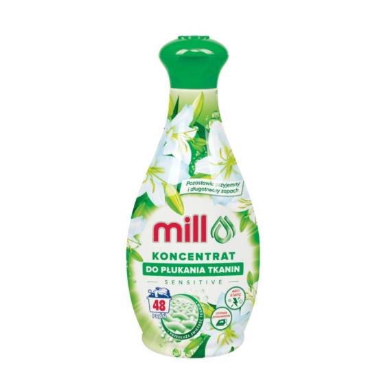 Obrázok pre MILL Koncentrovaný změkčovač tkanin SENSITIVE1,3 l, 48 máchání