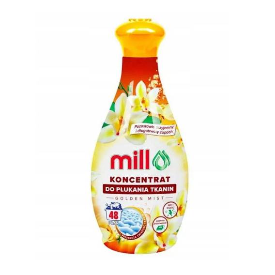Obrázok pre MILL Koncentrovaný změkčovač tkanin GOLDEN MIST 1,3 l, 48 máchání