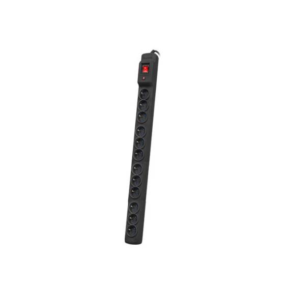 Obrázok pre RACK POWER STRIP 19" ARMAC MULTI M12/10A 1.5M 12X 230V PL VERTICAL MOUNTING BLACK