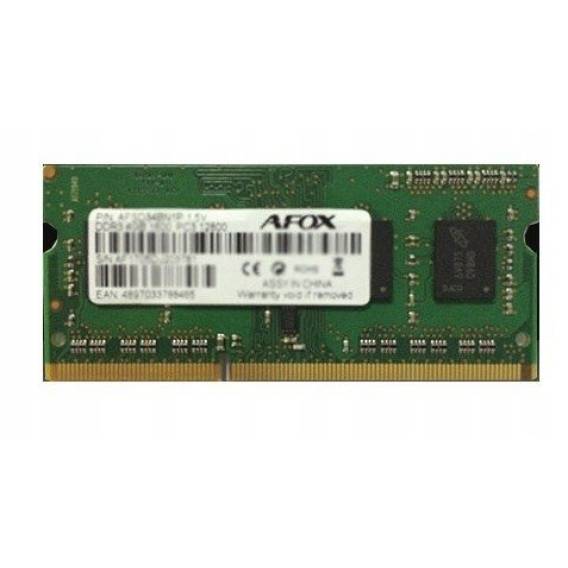 Obrázok pre AFOX SO-DIMM DDR3 8GB 1866MHZ LV 1,35V