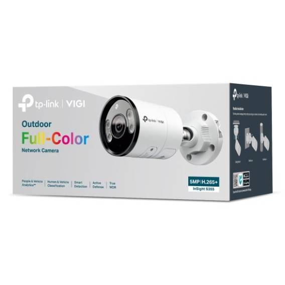 Obrázok pre TP-Link INSIGHT S355 Kulka (tvar) Bezpečnostní IP kamera Venkovní 2880 x 1620 px Zeď