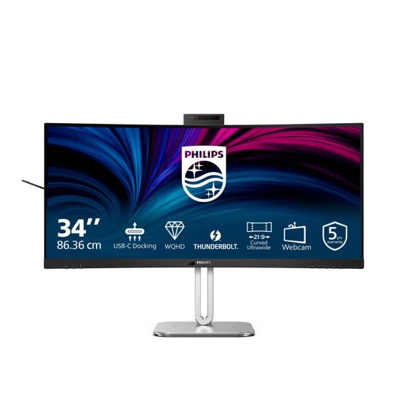 Obrázok pre Philips 6000 series 34B2U6603CH/00 počítačový monitor 86,4 cm (34") 3440 x 1440 px Wide Quad HD LCD Šedá