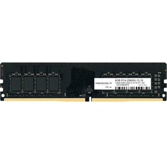 Obrázok pre Innovation IT 3200 8GB CL16-18-18 1.35V LD 8-Chip paměťový modul 1 x 8 GB DDR4