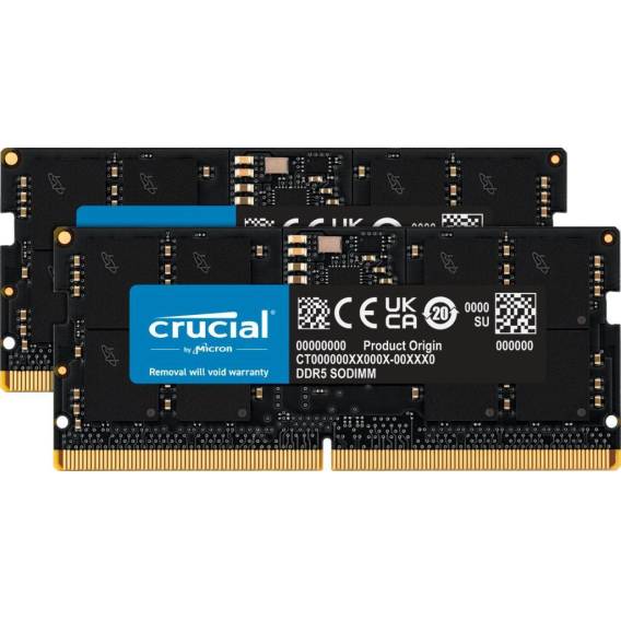 Obrázok pre Crucial CT2K16G56C46S5 paměťový modul 32 GB 2 x 16 GB DDR5 ECC