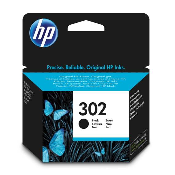 Obrázok pre HP 302 Černá originální inkoustová kazeta