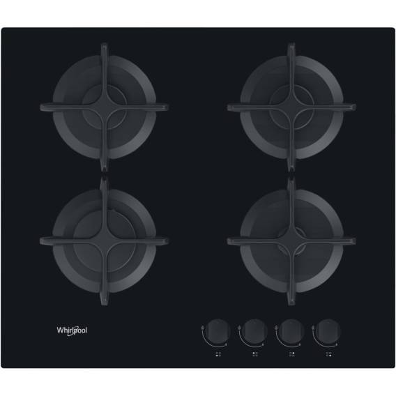 Obrázok pre Whirlpool AKT 616/NB Černá Vestavěné 60 cm Plynový 4 zóna/zón