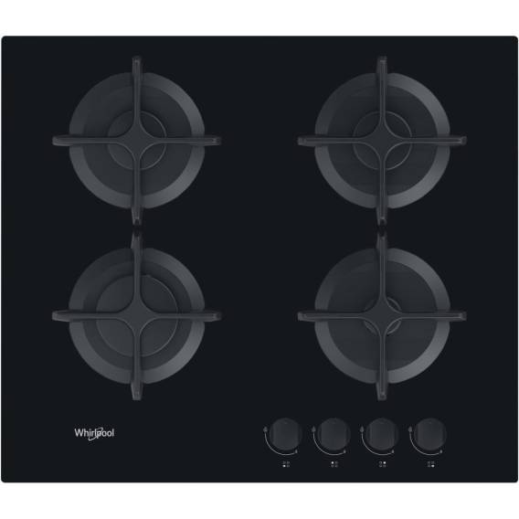 Obrázok pre Whirlpool AKT 616/NB Černá Vestavěné 60 cm Plynový 4 zóna/zón