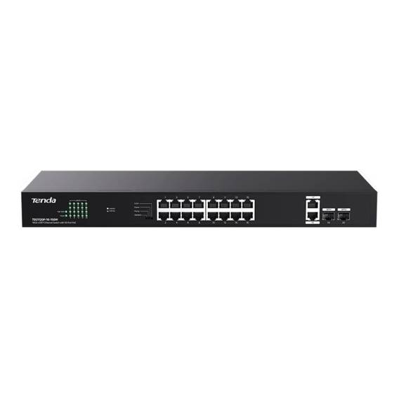 Obrázok pre Tenda TEG1120P-16-150W síťový přepínač Nespravované Gigabit Ethernet (10/100/1000) Podpora napájení po Ethernetu (PoE)
