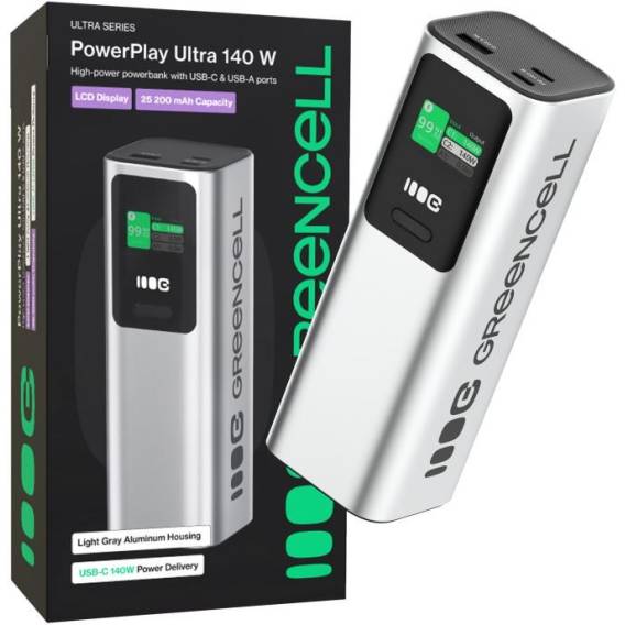 Obrázok pre Powerbank GreenCell PowerPlay Ultra 25200mAh