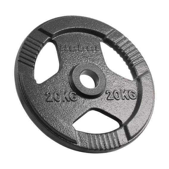 Obrázok pre Olympic cast iron plate 20kg, 51mm hole, grips
