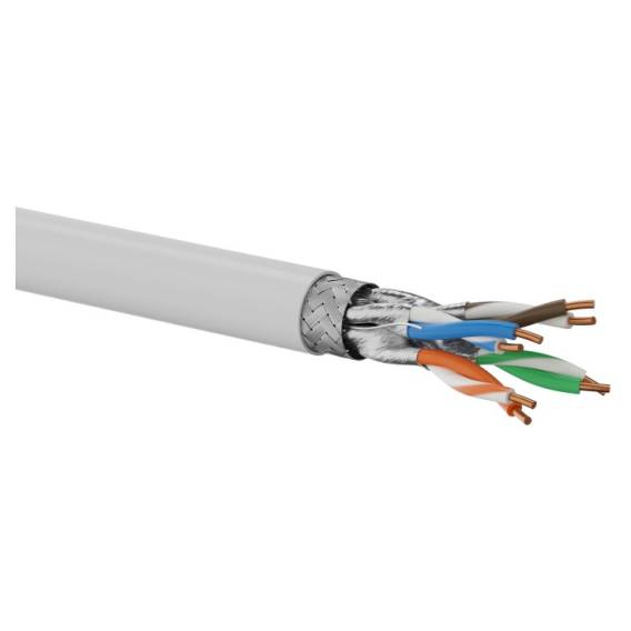 Obrázok pre Q-LANTEC S/FTP cat.6A síťový kabel, kroucená dvojlinka, LSOH