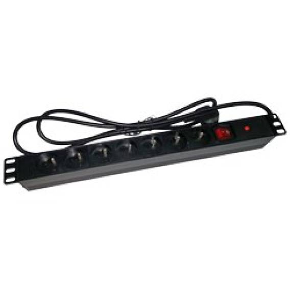 Obrázok pre Alantec PZ071U napájecí prodlužovačka 1,8 m 7 AC zásuvky / AC zásuvek Vnitřní Černá