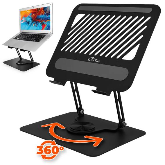 Obrázok pre Nastavitelný, otočný, ergonomický stojan na notebook 10–17″ LAPTOP STAND ROTO MT2662