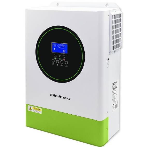 Obrázok pre Qoltec 53861 Modulární hybridní solární invertor Off-Grid 6200W | 120A | 48V | MPPT | 12 jednotek | BMS | Sinus | Možnost Wi-Fi | Účiník 1,0