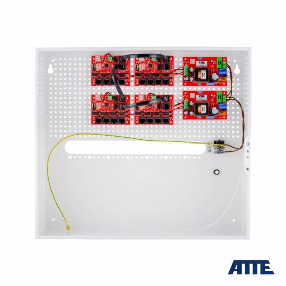 Obrázok pre Set of up to 17 IP cameras PoE switch 17P+1UP ATTE IP-17-11-H