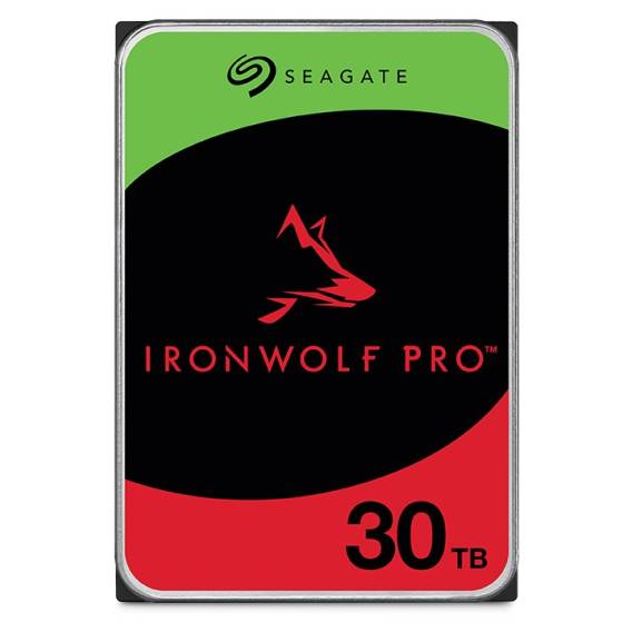 Obrázok pre Seagate IronWolf Pro ST30000NT011 vnitřní pevný disk 30 TB 7200 ot/min 512 MB 3.5" Serial ATA III