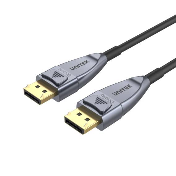 Obrázok pre UNITEK C1617GY DisplayPort kabel 15 m Černá, Stříbrná
