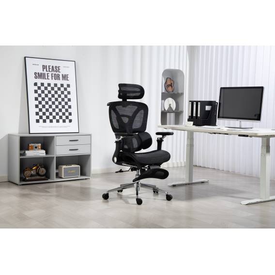 Obrázok pre Ergonomická kancelářská židle Activejet YK848 černá