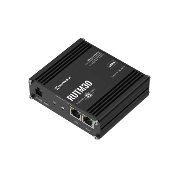 Obrázok pre Teltonika RUTM30 bezdrátový router Gigabit Ethernet Dual-band (2.4 GHz / 6 GHz) 5G Černá