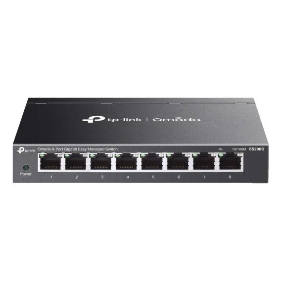 Obrázok pre TP-Link Omada ES208G síťový přepínač Řízený L2 Gigabit Ethernet (10/100/1000) Černá