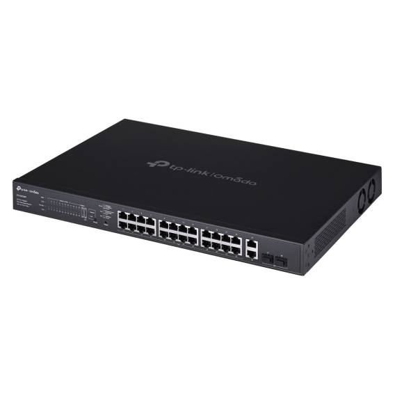 Obrázok pre TP-Link Omada ES228GMP síťový přepínač Řízený L2 Gigabit Ethernet (10/100/1000) Podpora napájení po Ethernetu (PoE) Černá