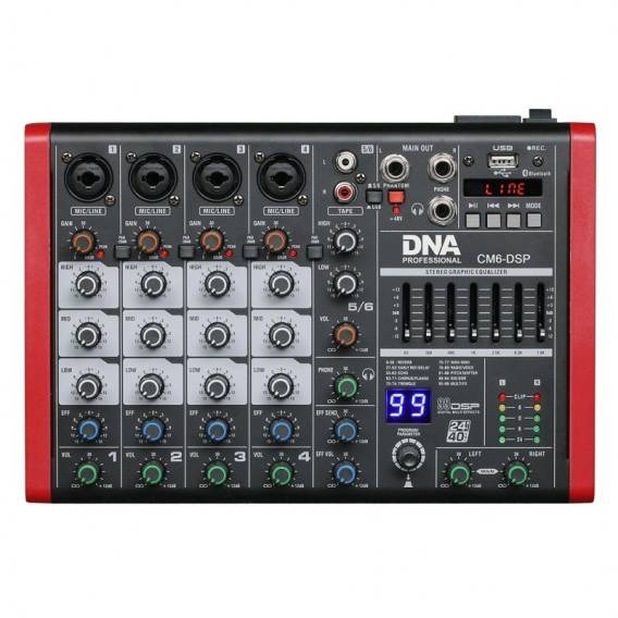 Obrázok pre DNA CM6-DSP - USB audio mixer s MP3 přehrávačem
