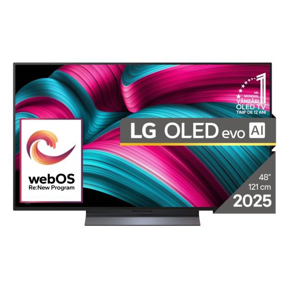 Obrázok pre LG OLED evo AI OLED48C51LA televizor 121,9 cm (48") 4K Ultra HD Smart TV Wi-Fi Černá
